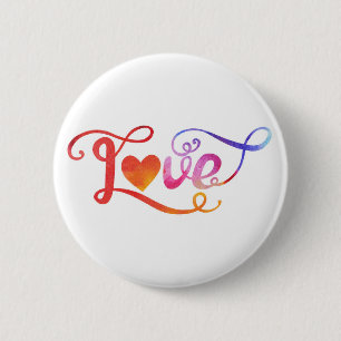 Whimsical Love 6 Cm Round Badge