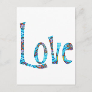 Whimsical Love I Postcard