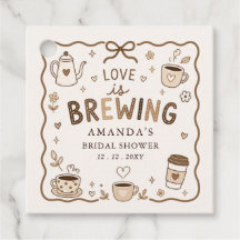 Whimsical Love is Brewing Coffee Bridal Shower