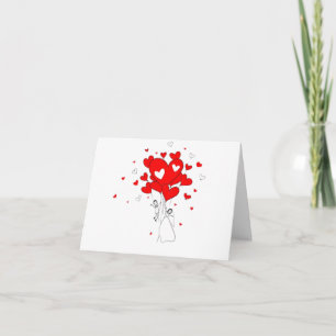 Whimsical Love Story   Bride & Groom Heart Shower  Invitation