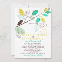 Whimsical Lovebirds Wedding