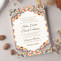 Whimsical Luxury Ivory Floral Border Photo Wedding