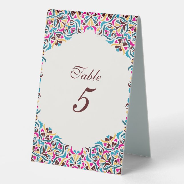 Whimsical Luxury Ivory Floral Style Border Wedding (Back)