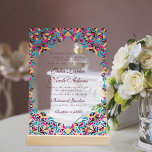 Whimsical Luxury Ivory Floral Style Border Wedding Acrylic Invitations<br><div class="desc">Beautiful Invitation to celebrate Special occasions and festivals comes with digital and E-invitation as per your request. We would love to replicate our designs to make multiple products like rsvp cards, labels envelopes, and more. Customisation is available for ready to print on request at info@shamaurcreatif@gmail.com Look Forward to hearing from...</div>