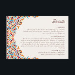 Whimsical Luxury Ivory Floral Style Border Wedding Enclosure Card<br><div class="desc">Beautiful Invitation to celebrate Special occasions and festivals comes with digital and E-invitation as per your request. We would love to replicate our designs to make multiple products like rsvp cards, labels envelopes, and more. Customisation is available for ready to print on request at info@shamaurcreatif@gmail.com. Look Forward to hearing from...</div>