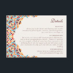 Whimsical Luxury Ivory Floral Style Border Wedding Enclosure Card<br><div class="desc">Beautiful Invitation to celebrate Special occasions and festivals comes with digital and E-invitation as per your request. We would love to replicate our designs to make multiple products like rsvp cards, labels envelopes, and more. Customisation is available for ready to print on request at info@shamaurcreatif@gmail.com. Look Forward to hearing from...</div>