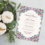 Whimsical Luxury Ivory Floral Style Border Wedding Invitation<br><div class="desc">Beautiful Invitation to celebrate Special occasions and festivals comes with digital and E-invitation as per your request. We would love to replicate our designs to make multiple products like rsvp cards, labels envelopes, and more. Customisation is available for ready to print on request at info@shamaurcreatif@gmail.com Look Forward to hearing from...</div>
