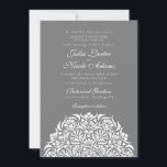 Whimsical Luxury Ivory Floral Style Border Wedding Invitation<br><div class="desc">Beautiful invitations and stationery for special occasions and festivals are available in both physical and digital formats. We can extend any design into matching items such as RSVP cards,  labels,  envelopes,  and more. Customization is available upon request. Looking forward to hearing from you!</div>