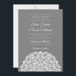 Whimsical Luxury Ivory Floral Style Border Wedding Invitation<br><div class="desc">Beautiful invitations and stationery for special occasions and festivals are available in both physical and digital formats. We can extend any design into matching items such as RSVP cards,  labels,  envelopes,  and more. Customization is available upon request. Looking forward to hearing from you!</div>