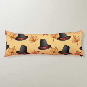 Whimsical Magic Hats with Autumn Leaves Body Cushion