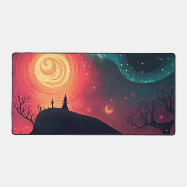 Whimsical Magic World Desk Mat (Front)