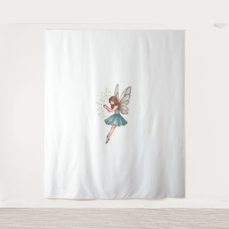 Whimsical Magical Fairy  Tapestry