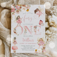 Whimsical Magical Floral Fairy 1st Birthday Party