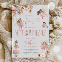 Whimsical Magical Floral Fairy 3rd Birthday Party