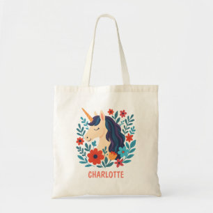 Whimsical Magical Unicorn Personalised  Tote Bag