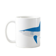 Whimsical Mako Shark Mug
