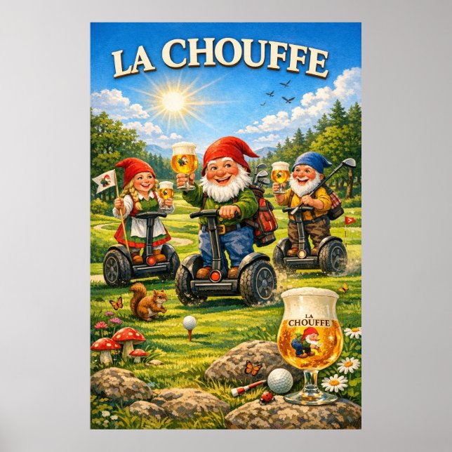 Whimsical Meadow Ride and Ale Joy Poster (Front)