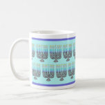 Whimsical Menorah Coffee Mug<br><div class="desc">This Whimsical Menorah Coffee Mug with add a festive touch to your Hanukkah gatherings. It would make a lovely gift vessel for Hanukkah treats. Is part of my Whimsical Menorah Hanukkah Collection.</div>