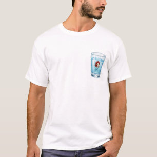 Whimsical Mermaid in a Glass T-Shirt