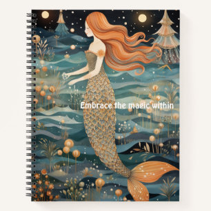 Whimsical Mermaid Notebook