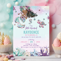 Whimsical Mermaid Under the Sea Birthday Party
