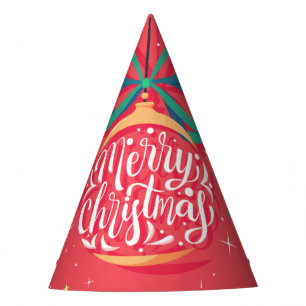 Whimsical Merry Christmas   Christmas Party Hat