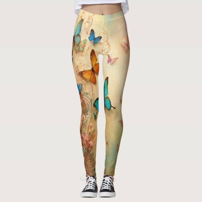 Whimsical Metamorphosis Leggings (Front)