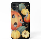 Whimsical Mice and Pumpkins Autumn
