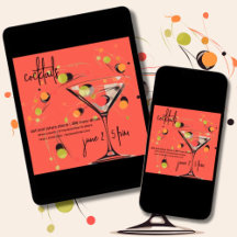 Whimsical Mid Century Modern Cocktail Hour