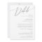 Whimsical Minimalist Script All In One Wedding