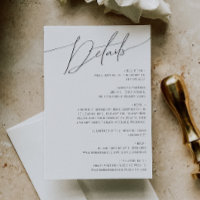 Whimsical Minimalist Script Details