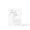 Whimsical Minimalist Script Table Thank You Card
