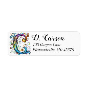 Whimsical Monogram C