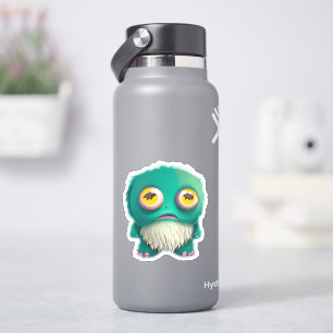 Whimsical monster sticker for kids