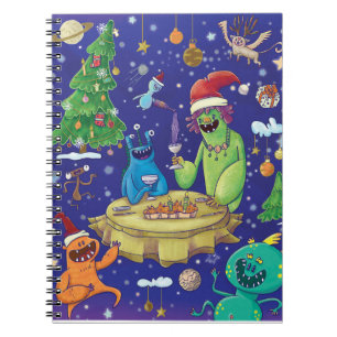 Whimsical Monsters Illustration Notebook