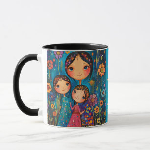 Whimsical Motherhood Mug with Inspirational Quote