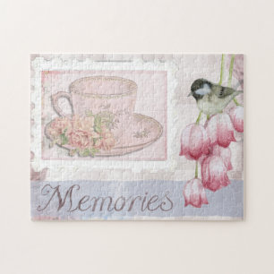 Whimsical Mother's Day Scrapbook Journal Memories Jigsaw Puzzle