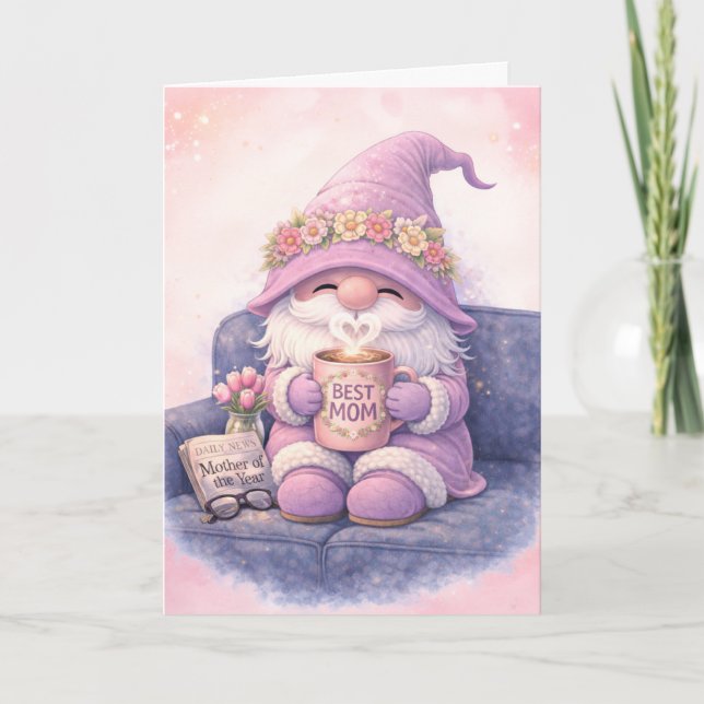 Whimsical Mum Appreciation Greeting Card (Front)