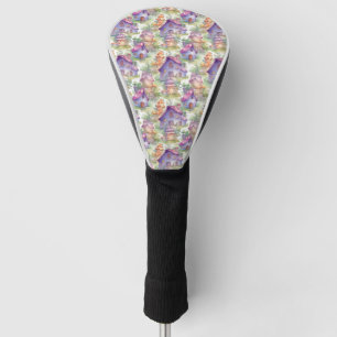 Whimsical Mushroom Cottage Pattern (7) Golf Head Cover