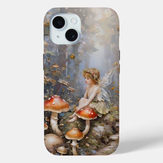Whimsical Mushroom Fairy Case-Mate iPhone Case (Back)