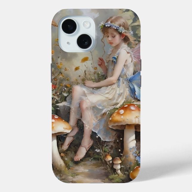 Whimsical Mushroom Fairy Case-Mate iPhone Case (Back)