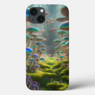 Whimsical Mushroom Forest iPhone 13 Case