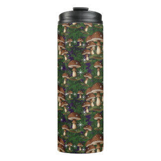 Whimsical Mushroom Forest - Enchanting Nature Thermal Tumbler