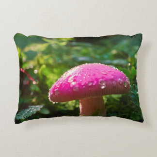 Whimsical Mushroom Forest Horizontal Pillow – Cute