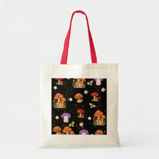 Whimsical Mushroom Forest Tote Bag