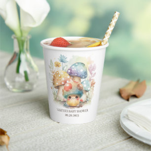 Whimsical Mushroom Paper Cups