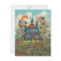 Whimsical New Address Card