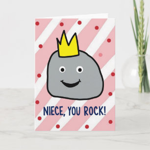 Whimsical Niece Rocks Mother Card