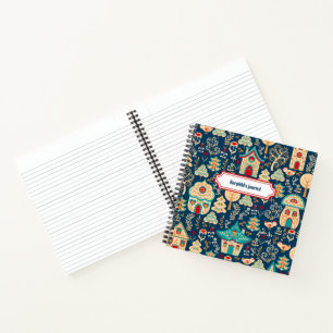 Whimsical Nordic Houses Notebook