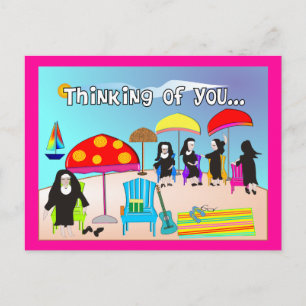Whimsical Nun Art Gifts & Cards